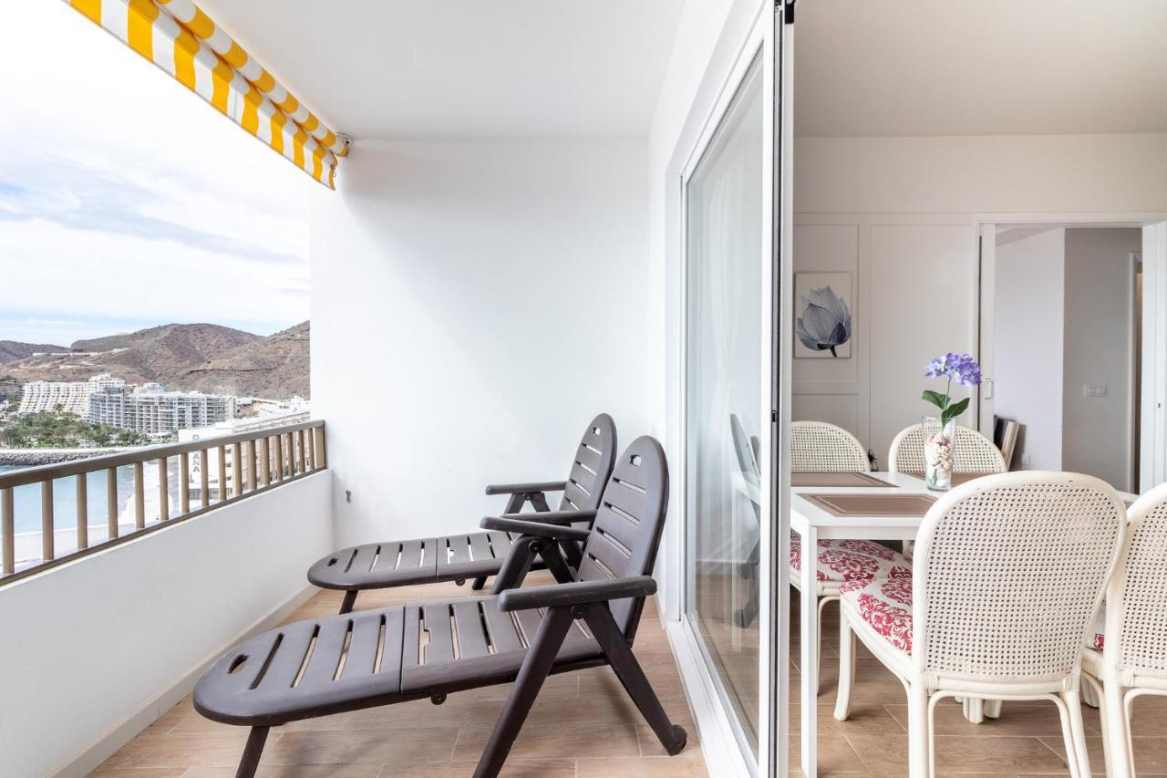 Flatguest Danubio + Sea View + Pool + Beach Mogán エクステリア 写真