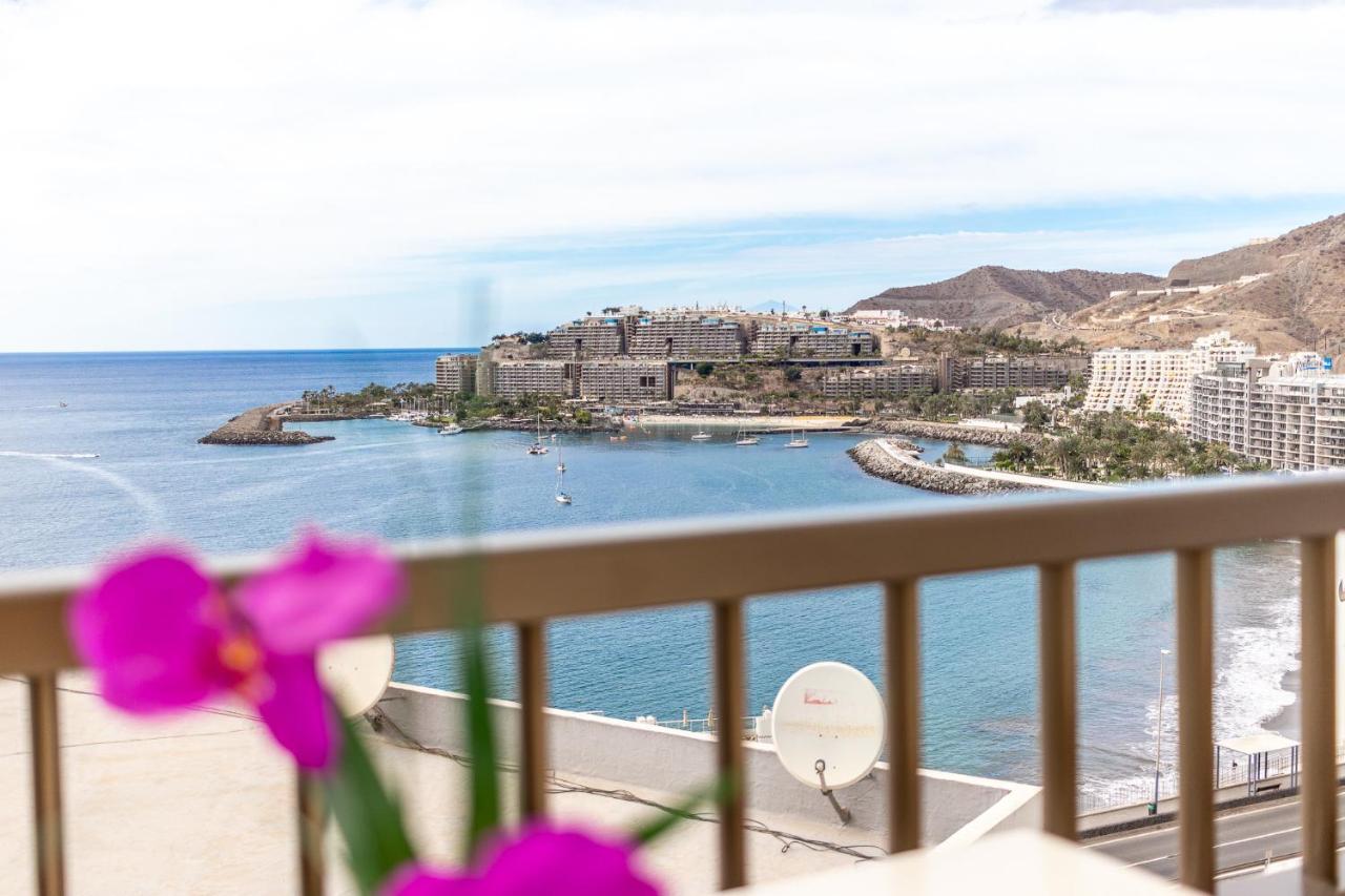 Flatguest Danubio + Sea View + Pool + Beach Mogán エクステリア 写真