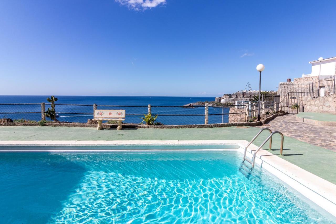 Flatguest Danubio + Sea View + Pool + Beach Mogán エクステリア 写真